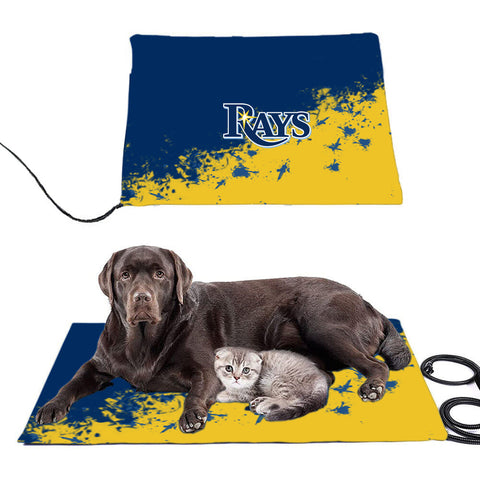 Tampa Bay Rays MLB Pet Heating Pad Constant Heated Mat