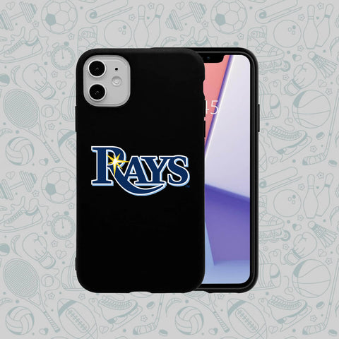 Phone Case Rubber Plastic MLB-Tampa Bay Rays  Print