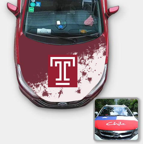 Temple Owls NCAA Car Auto Hood Engine Cover Protector