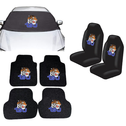 Tennessee State Tigers NCAA Car Front Windshield Cover Seat Cover Floor Mats