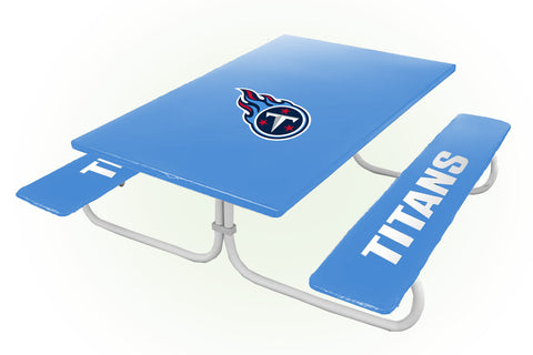Tennessee Titans NFL Picnic Table Bench Chair Set Outdoor Cover