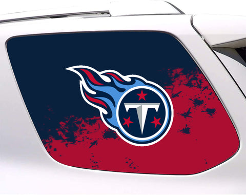 Tennessee Titans NFL Rear Side Quarter Window Vinyl Decal Stickers Fits Toyota 4Runner