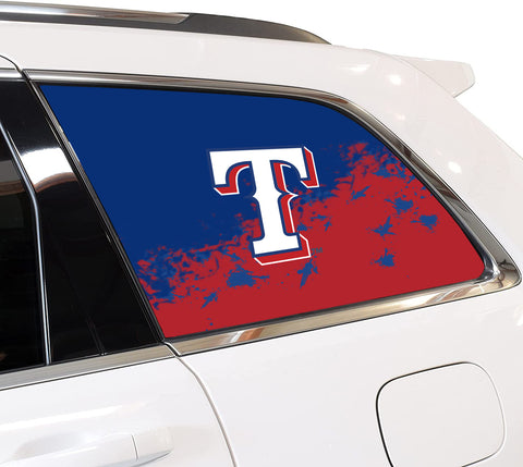 Texas Rangers MLB Rear Side Quarter Window Vinyl Decal Stickers Fits Jeep Grand