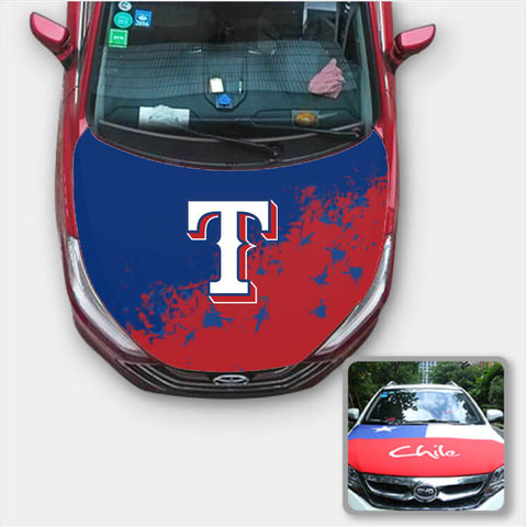 Texas Rangers MLB Car Auto Hood Engine Cover Protector