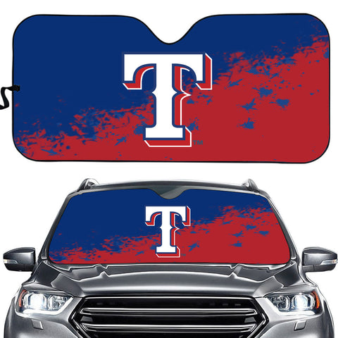 Texas Rangers MLB Car Windshield Sun Shade Universal Fit Sunshade