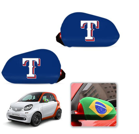 Texas Rangers MLB Car rear view mirror cover-View Elastic