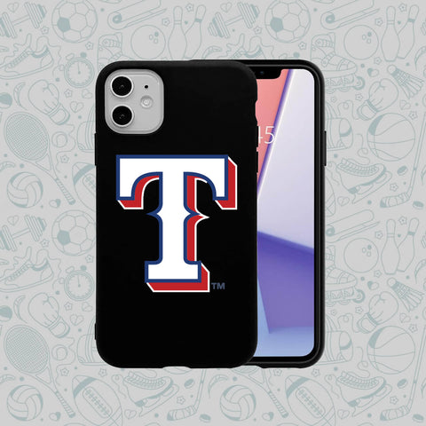 Phone Case Rubber Plastic MLB-Texas Rangers Print