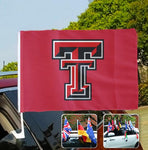 Texas Tech Red Raiders NCAAB Car Window Flag