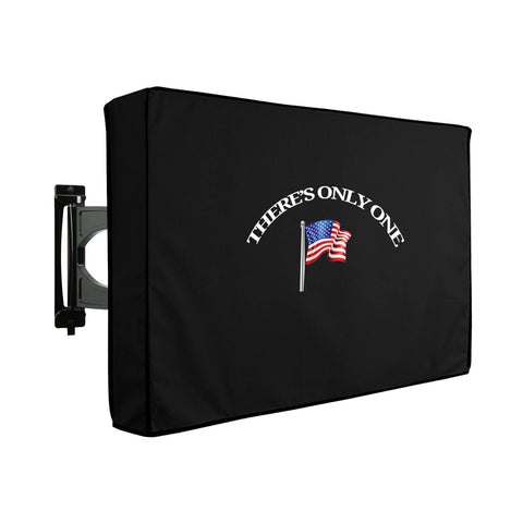 There's Only One Flag Military Outdoor TV Cover Heavy Duty