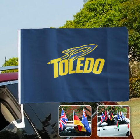 Toledo Rockets NCAAB Car Window Flag