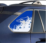 Toronto Blue Jays MLB Rear Side Quarter Window Vinyl Decal Stickers Fits Toyota Rav4