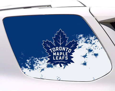 Toronto Maple Leafs NHL Rear Side Quarter Window Vinyl Decal Stickers Fits Toyota 4Runner