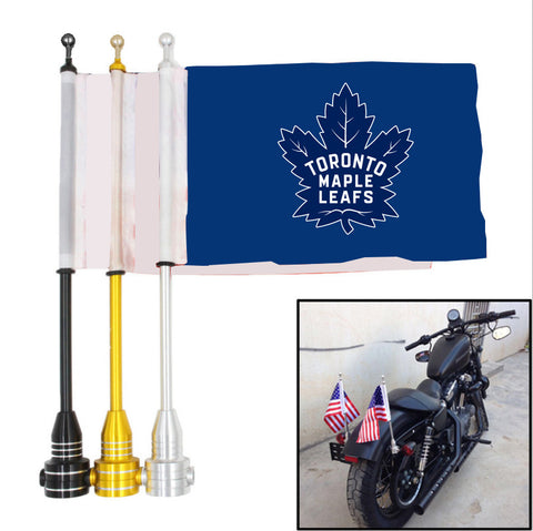 Toronto Maple Leafs NHL Motocycle Rack Pole Flag
