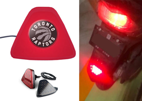 Toronto Raptors NBA Car Motorcycle tail light LED brake flash Pilot rear