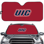 UIC Flames NCAA Car Windshield Sun Shade Universal Fit Sunshade