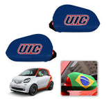 UIC Flames NCAAB Car rear view mirror cover-View Elastic