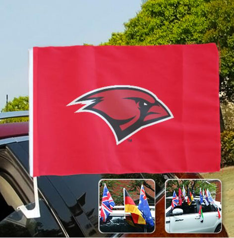 UIW Cardinals NCAAB Car Window Flag