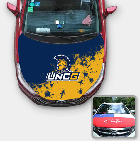 UNCG Spartans NCAA Car Auto Hood Engine Cover Protector