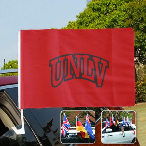 UNLV Runnin' Rebels NCAAB Car Window Flag