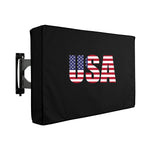 USA Flag Military Outdoor TV Cover Heavy Duty