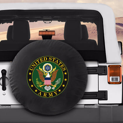 US Army Shield Military Spare Tire Cover
