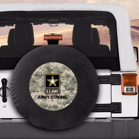 US Army Strong Military Spare Tire Cover