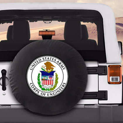US Army  w Corps of Engineers Military Military Spare Tire Cover