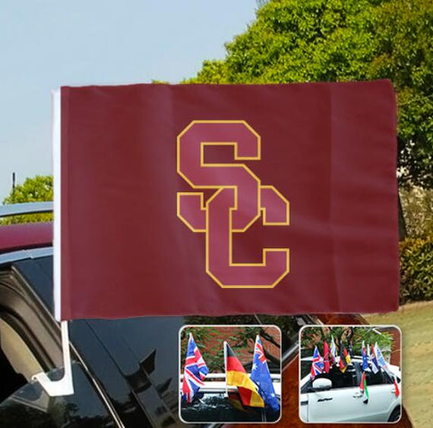 USC Trojans NCAAB Car Window Flag