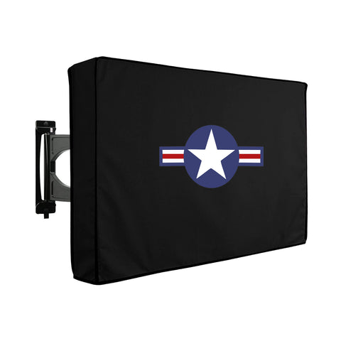 US Roundel w Military Star Military Outdoor TV Cover Heavy Duty