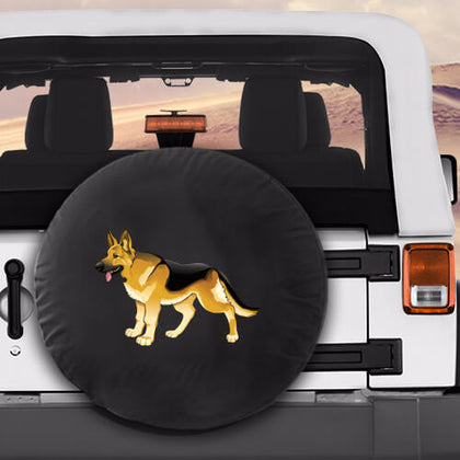 United States Army r w Scout Dog Military Spare Tire Cover