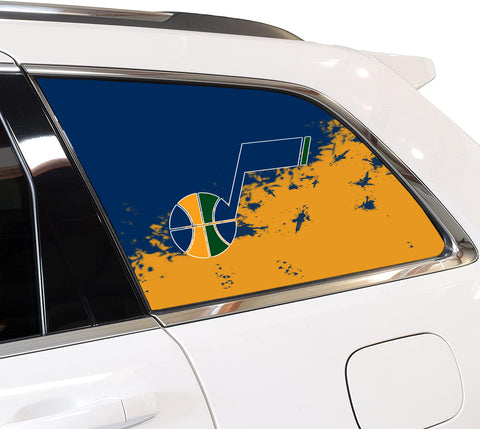 Utah Jazz NBA Rear Side Quarter Window Vinyl Decal Stickers Fits Jeep Grand