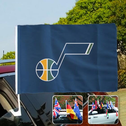 Utah Jazz NBA Car Window Flag