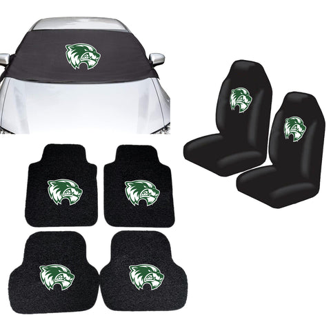 Utah Valley Wolverines NCAA Car Front Windshield Cover Seat Cover Floor Mats