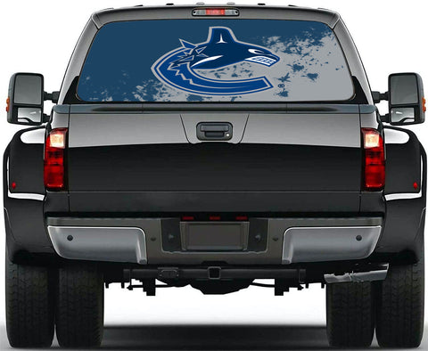 Vancouver Canucks NHL Truck SUV Decals Paste Film Stickers Rear Window