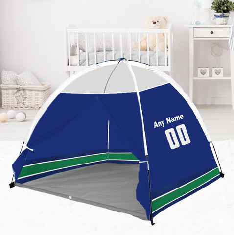 Vancouver Canucks NHL Play Tent for Kids Indoor and Outdoor Playhouse