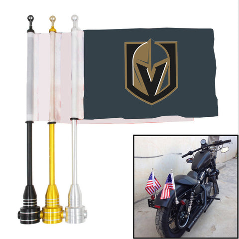 Vegas Golden Knights NHL Motocycle Rack Pole Flag
