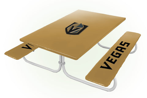 Vegas Golden Knights NHL Picnic Table Bench Chair Set Outdoor Cover