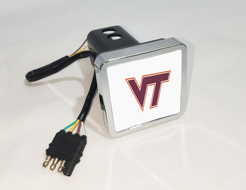 Virginia Tech Hokies NCAA Hitch Cover LED Brake Light for Trailer