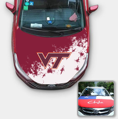 Virginia Tech Hokies NCAA Car Auto Hood Engine Cover Protector