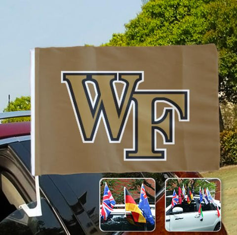 Wake Forest Demon Deacons NCAAB Car Window Flag