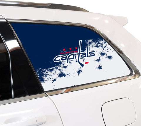 Washington Capitals NHL Rear Side Quarter Window Vinyl Decal Stickers Fits Jeep Grand