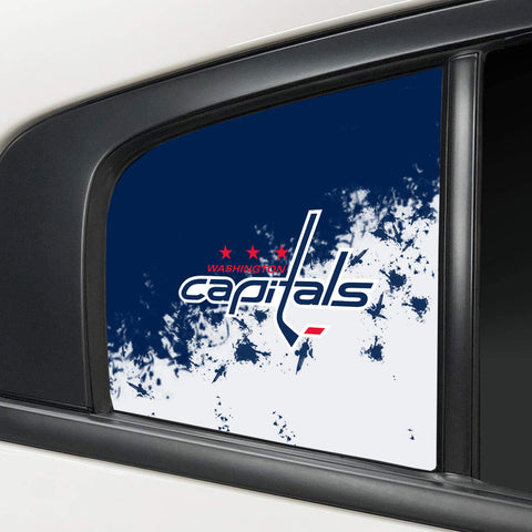 Washington Capitals NHL Rear Side Quarter Window Vinyl Decal Stickers Fits Dodge Charger