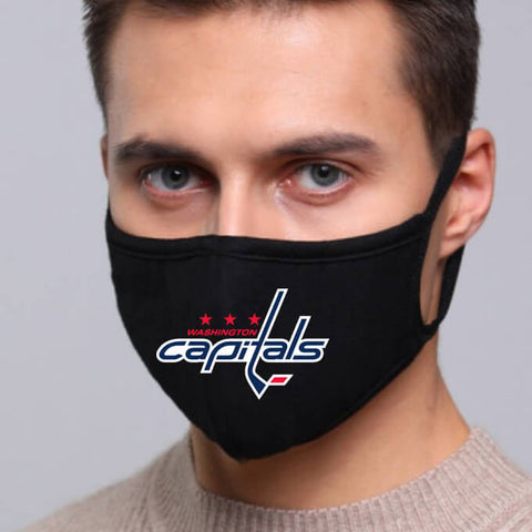 Washington Capitals NHL Face Mask Cotton Guard Sheild 2pcs
