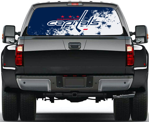 Washington Capitals NHL Truck SUV Decals Paste Film Stickers Rear Window