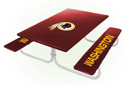 Washington Football Team NFL Picnic Table Bench Chair Set Outdoor Cover