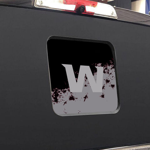 Washington Football Team NFL Rear Back Middle Window Vinyl Decal Stickers Fits Dodge Ram GMC Chevy Tacoma Ford