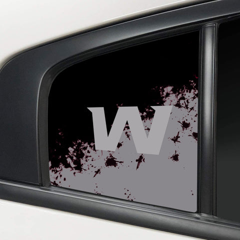 Washington Football Team NFL Rear Side Quarter Window Vinyl Decal Stickers Fits Dodge Charger