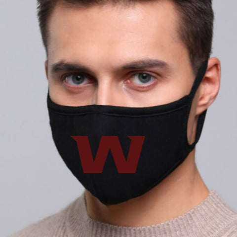 Washington Football Team NFL Face Mask Cotton Guard Sheild 2pcs