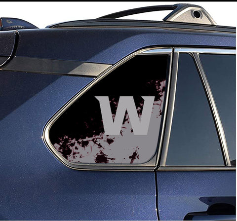 Washington Football Team NFL Rear Side Quarter Window Vinyl Decal Stickers Fits Toyota Rav4