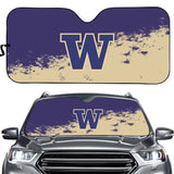 Washington Huskies NCAA Car Windshield Sun Shade Universal Fit Sunshade